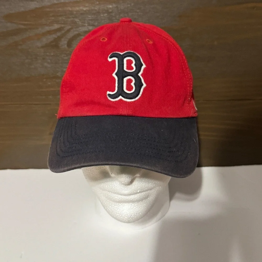 '47 Brand Boston Red Sox Franchise Fitted Hat Recycled Red Navy Unisex Medium EX